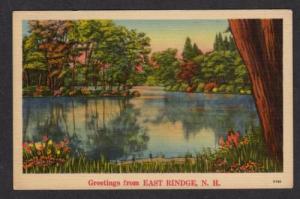 NH Greetings From EAST RINDGE NEW HAMPSHIRE PC 1941