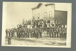 MINNESOTA Minneapolis 1869 FIRST FIRE DEPARTMENT Hook & Ladder BROMLEY #69 1911