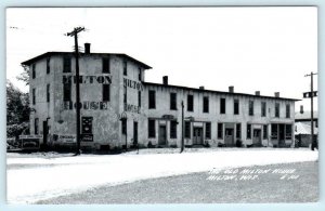 RPPC  MILTON, Wisconsin WI ~ The OLD MILL HOUSE Rock County 1957 Postcard