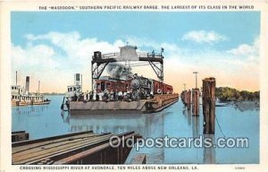 Mastodon, Southern Pacific Railway Barge New Orleans, LA USA Ship Unused 