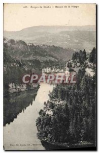 Old Postcard Gorges du Doubs Basin of the Virgin