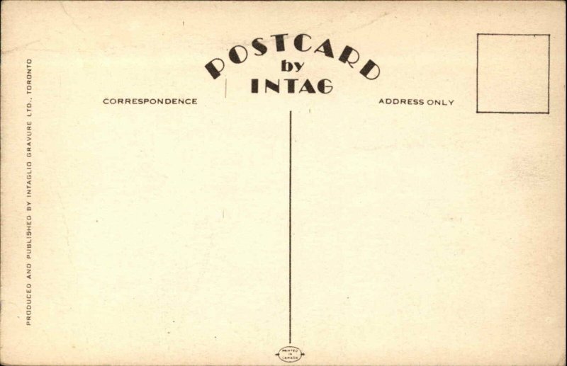 Hull Quebec PQ Caf� Henry Burger Vintage Postcard