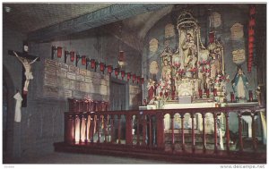 Interior of the original chapel, Saint Joseph's Oratory of Mount Royal, Quebe...