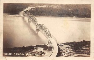 Liberty Memorial Bridge real photo Aberdeen SD