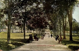 Maine Lewiston Scene In Lewiston Park 1910