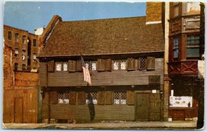 Postcard - The Paul Revere House - Boston, Massachusetts