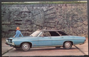 1968 Ford LTD Four Door Hardtop Postcard Advertisement