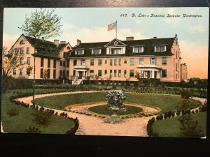 Vintage Postcards 1907-1915 St. Luke's Hospital Spokane Washington