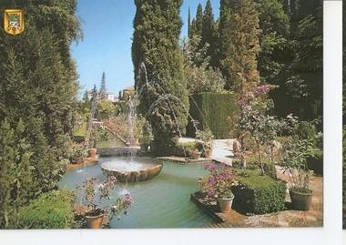 Postal 047853 : Granada. El Generalife. Jardines