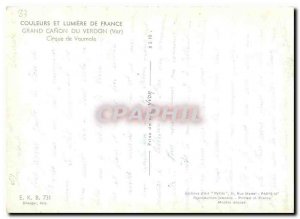 Postcard Moderne Grand Canon Du Verdon Var