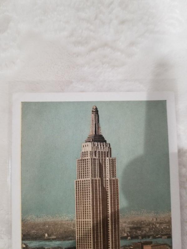 Antique Postcard, Empire State Building, New York