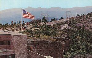 USA Grandfather Mountain Highest Mountain Blue Ridge Postcard 07.37