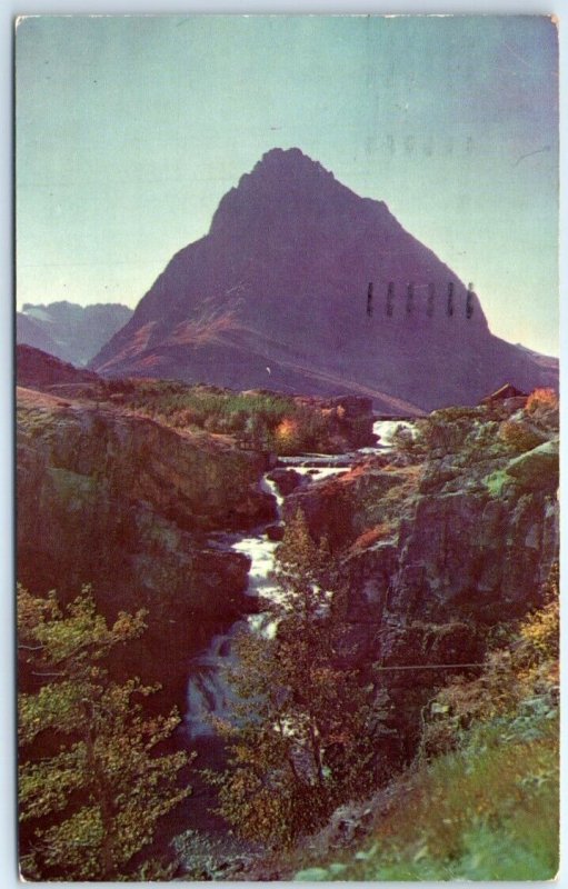 Postcard - Swift Current Falls In Many Glacier Area, Glacier National Park - MT