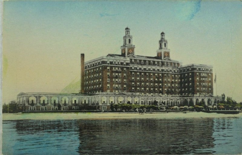 C. 1920's-30's Hotel Chamberlin, Virginia, Hand Tinted Vintage Postcard P45