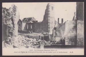 FRANCE, Postcard, Foncquevillers, WWI, Unused