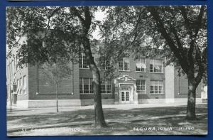 Algona Iowa ia St Cecelia School real photo postcard RPPC #2