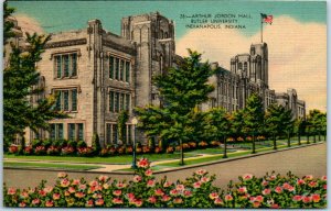 1940s Arthur Jordon Hall Butler University Indianapolis Indiana Postcard