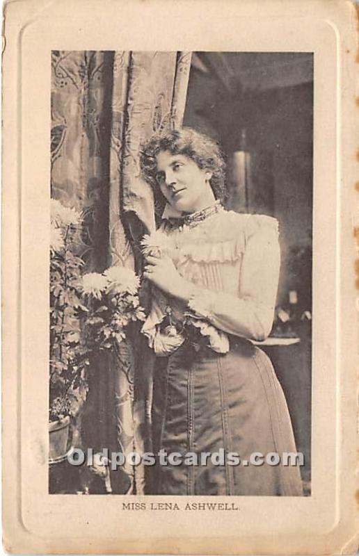 Miss Lena Ashwell Theater Actor / Actress 1905 