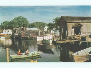 Pre-1980 BOAT SCENE Kennebunkport Maine ME AF4595@