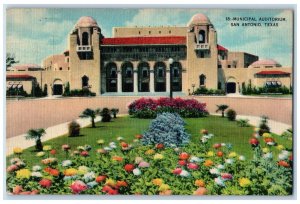 1942 Municipal Auditorium San Antonio Texas TX Vintage Posted Postcard