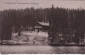 CHRISTIANIA, Norway, PU-1907; Peisestuen med Besserudtjernet