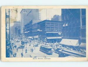 Divided-Back SHOPS ON STATE STREET Chicago Illinois IL HM6756