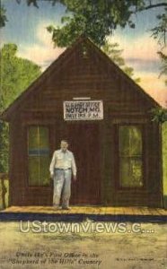 Uncle Ike's Post Office - Notch, Missouri MO Postcard
