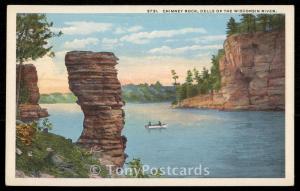 Chimney Rock, Dells of the Wisconsin River