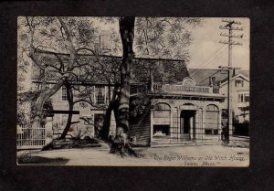 MA Roger Williams Old Witch House Pharmacy Store Salem Massachusetts Postcard