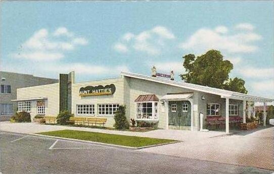 Florida St Petersburg Aunt Hatties Restaurant Curteich