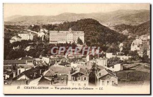Old Postcard Auvergne Chatelguyon General view taken of Calvary