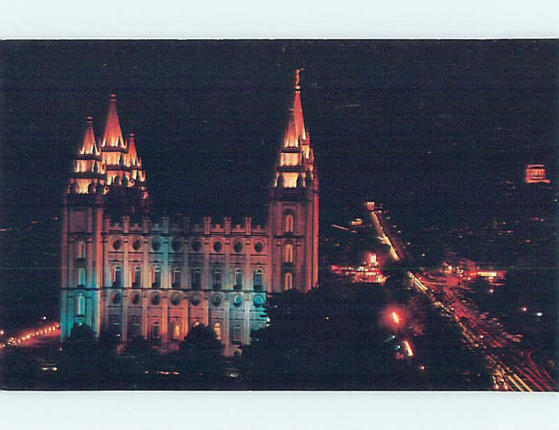 Unused Pre-1980 MORMON TEMPLE Salt Lake City Utah UT p3016