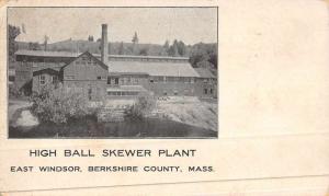 East Winsdor Massachusetts High Ball Skwer Plant Antique Postcard K46055