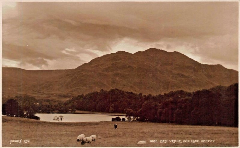 SCOTLAND~BEN VENUE AND LOCH ACHRAY~JUDGES PHOTO POSTCARD