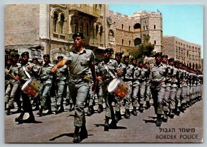 Israeli Border Police  Israel Jerusalem  Postcard