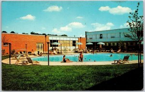 Imperial House Arlington Columbus Ohio Modern Rooms & Swimming Pool Postcard