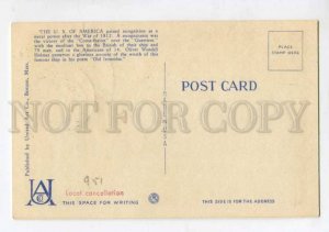 400537 USA ship US of America Old Boston Maxi card postcard