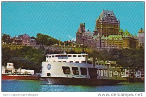 Canada Quebec La Cite Quebec View From Ferry Boat 1985