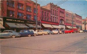 Eastern Queen Street Charlottetown Prince Edward Canada 1958 Postcard 545