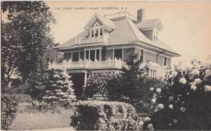 New Jersey NJ Postcard c1920 TUCKERTON The JONES FUNERAL HOME Death