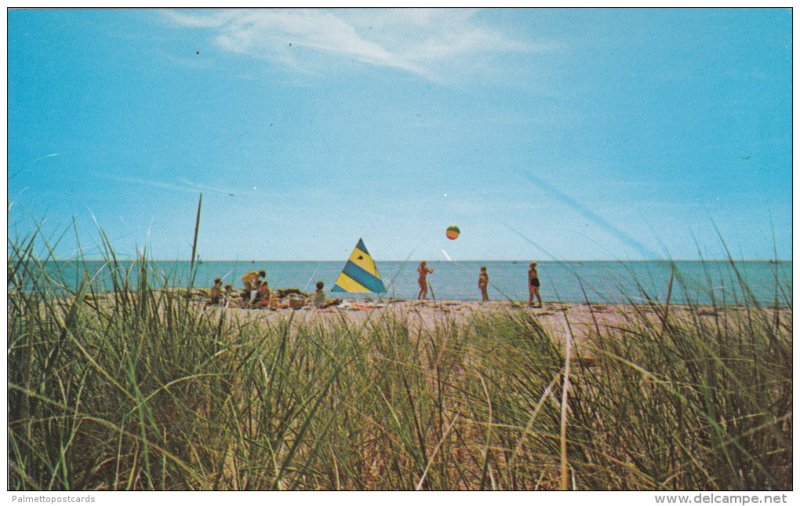 Beach Bathers, Sand Dunes, Cape Cod, Massachusetts 1940-60s