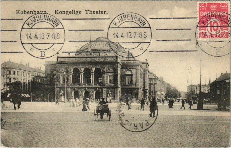 CPA AK KOBENHAVN Kongelige Theater DENMARK (1117865)