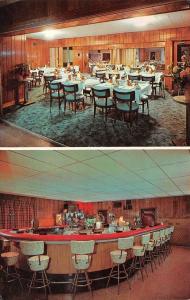 MADISON, WI Wisconsin  WING'S INN RESTAURANT  Interior~Bar  ROADSIDE  Postcard