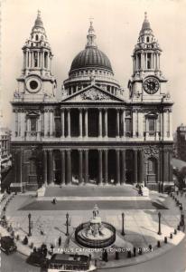 BR87704 st paul s cathedral london real photo  uk