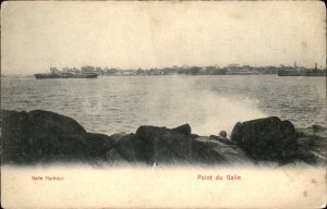 Galle Harbour Colombo Sri Lanka Point du Galle c1900-20s Vintage Postcard