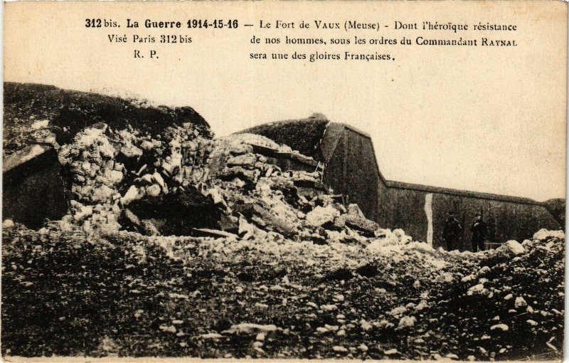 CPA Le Fort de Vaux-Dont l'héroique résistance de nos hommes (187945)