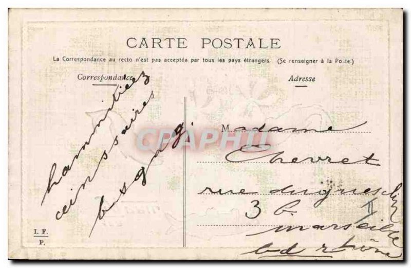 Old Postcard Fantasy Poisson April 1st Easter