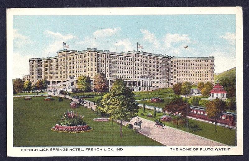 French Lick Springs Hotel French Lick Indiana used c1917