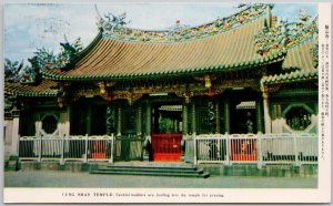 Lung Shan Temple Taiwan Buddhist Temple Buddhism Vintage Postcard C10