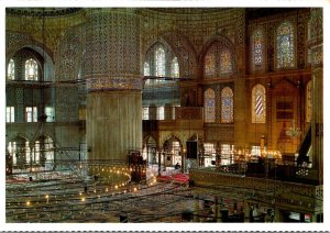 Turlkey Istanbul The Blue Mosque Interior